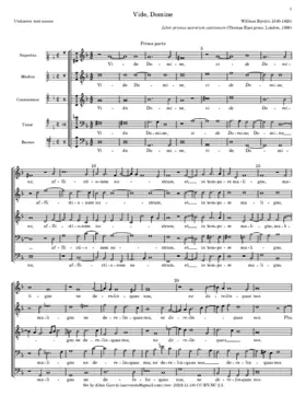 Vide Domine afflictionem - Sed veni Domine