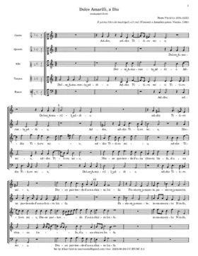Dolce Amarilli, a Dio