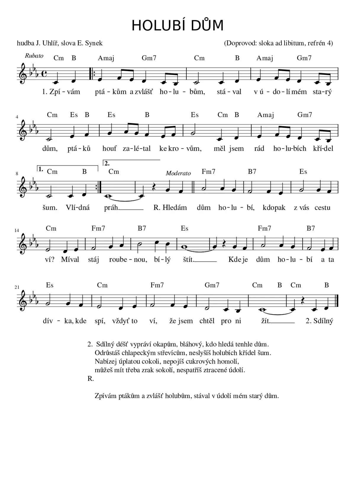 holubí dum - Page 1