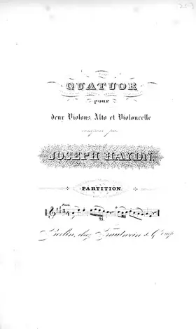 String Quartet in A major