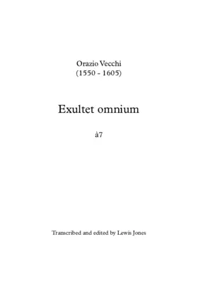 Exultet omnium a 7