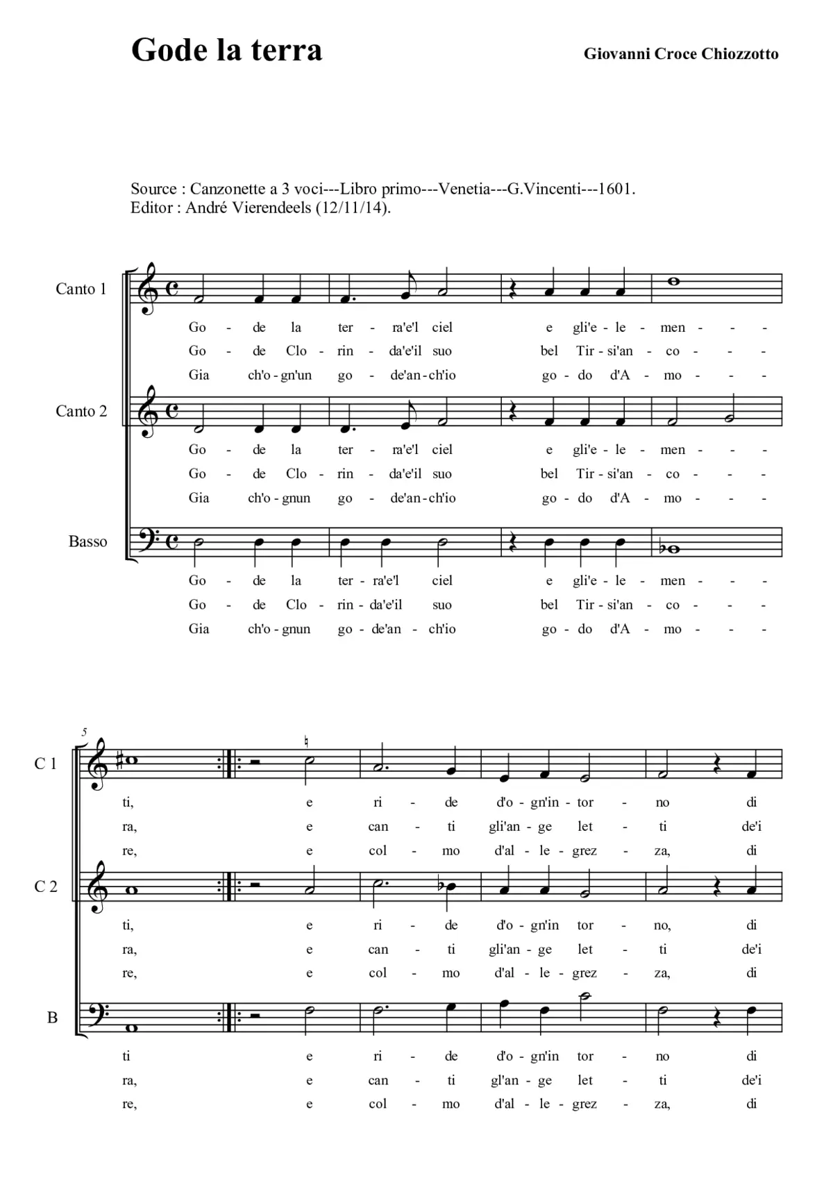 Gode la terra - Page 1