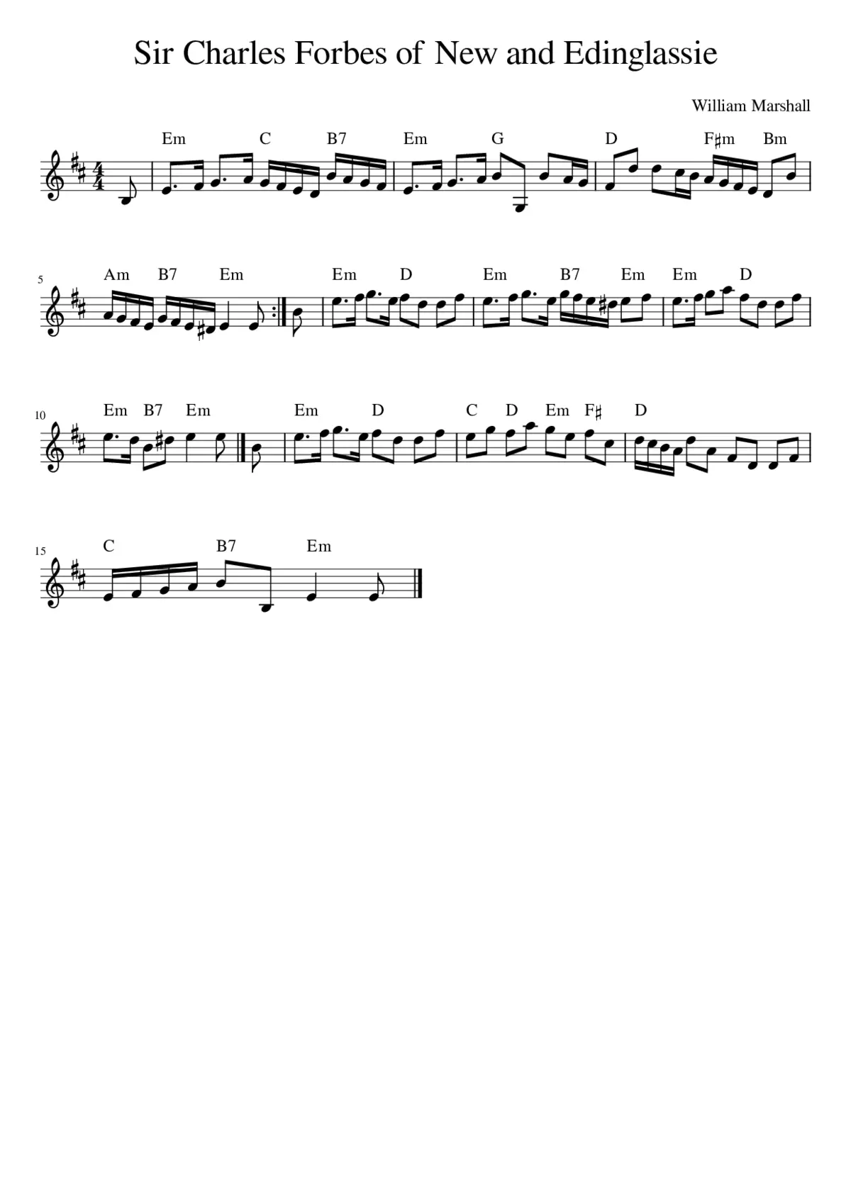 Sir Charles Forbes of New and Edinglassie - Page 1