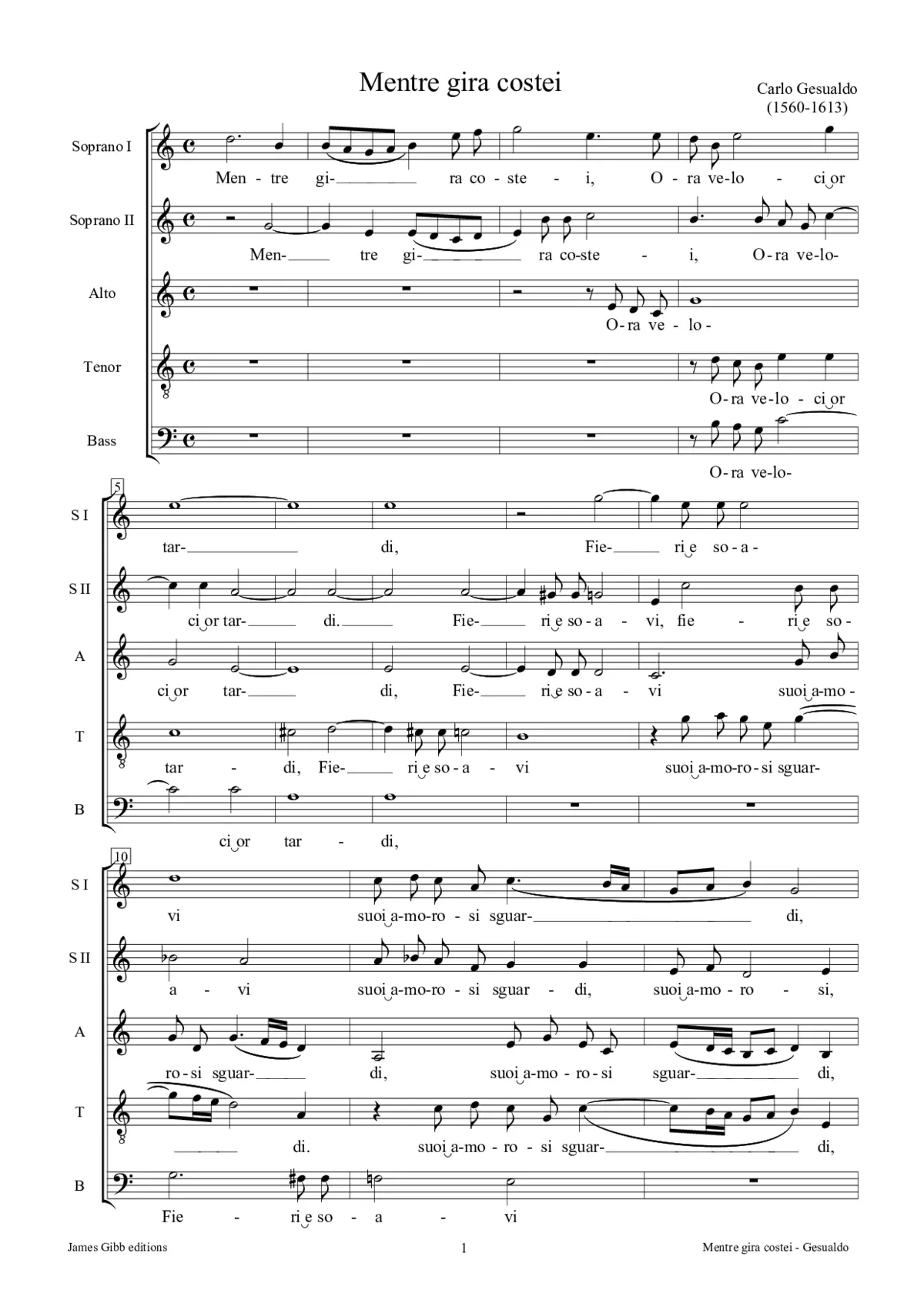 Mentre gira costei - Page 1