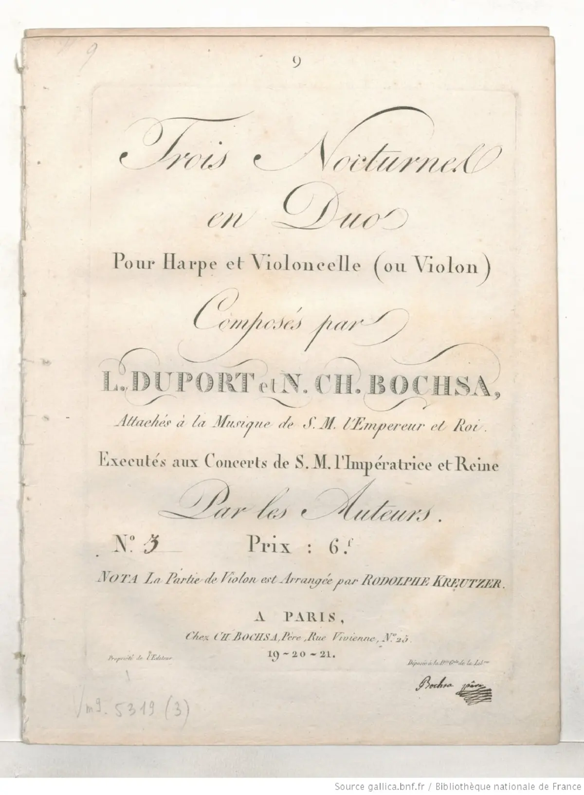 3 Nocturnes en Duo - Page 1