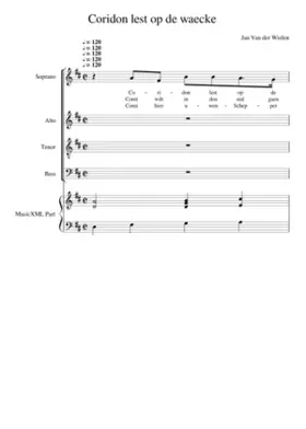 Coridon lest op de waecke