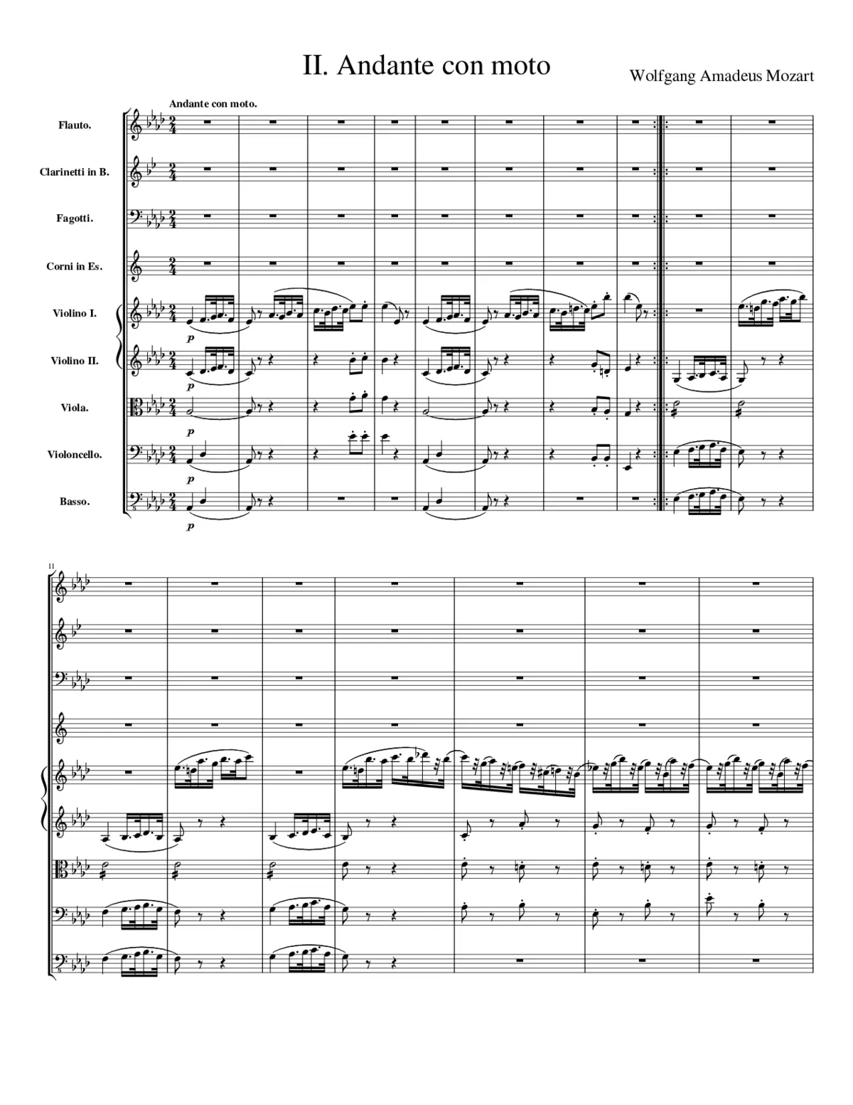 Symphony No.39 - Page 1