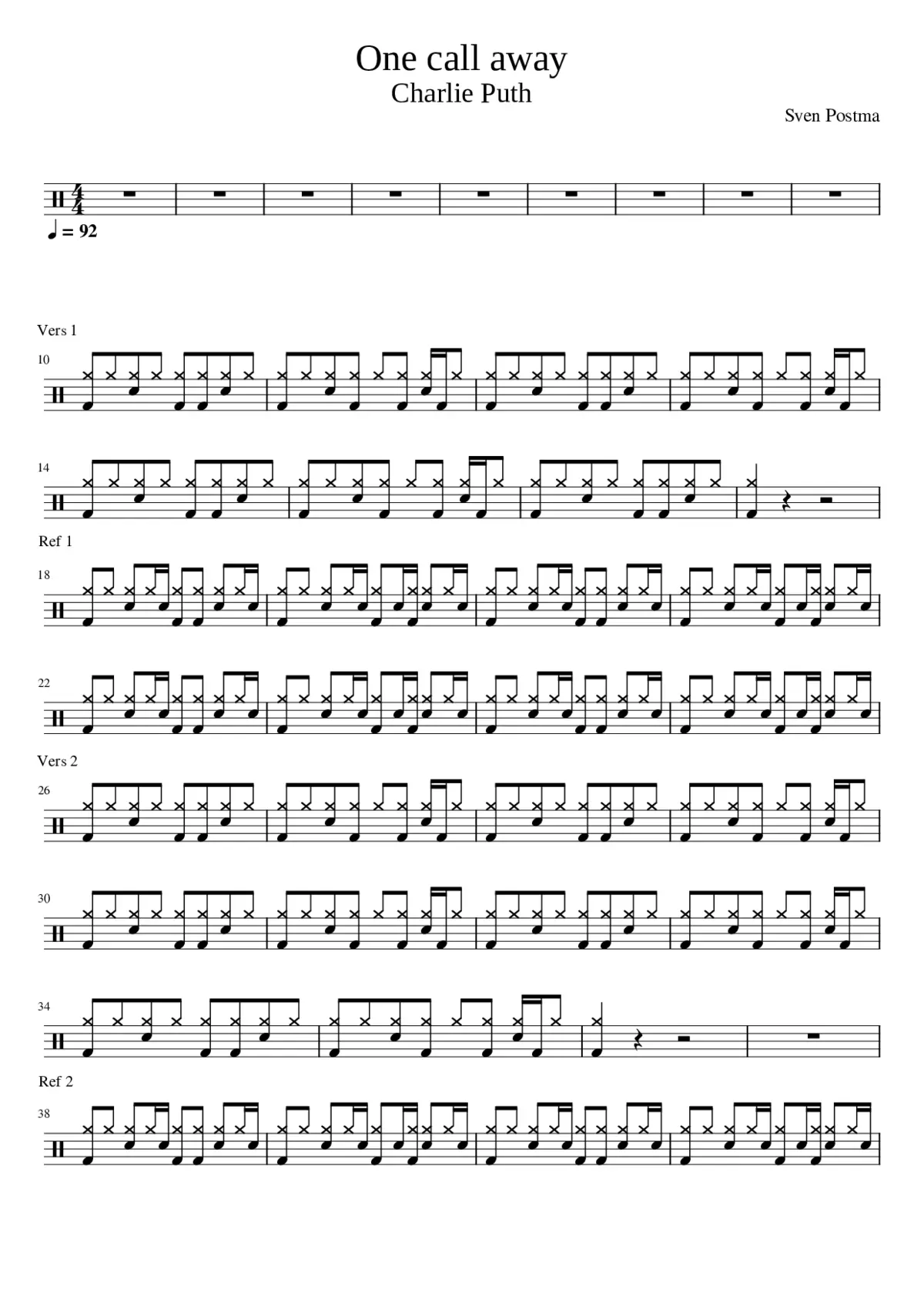 one call away - Page 1