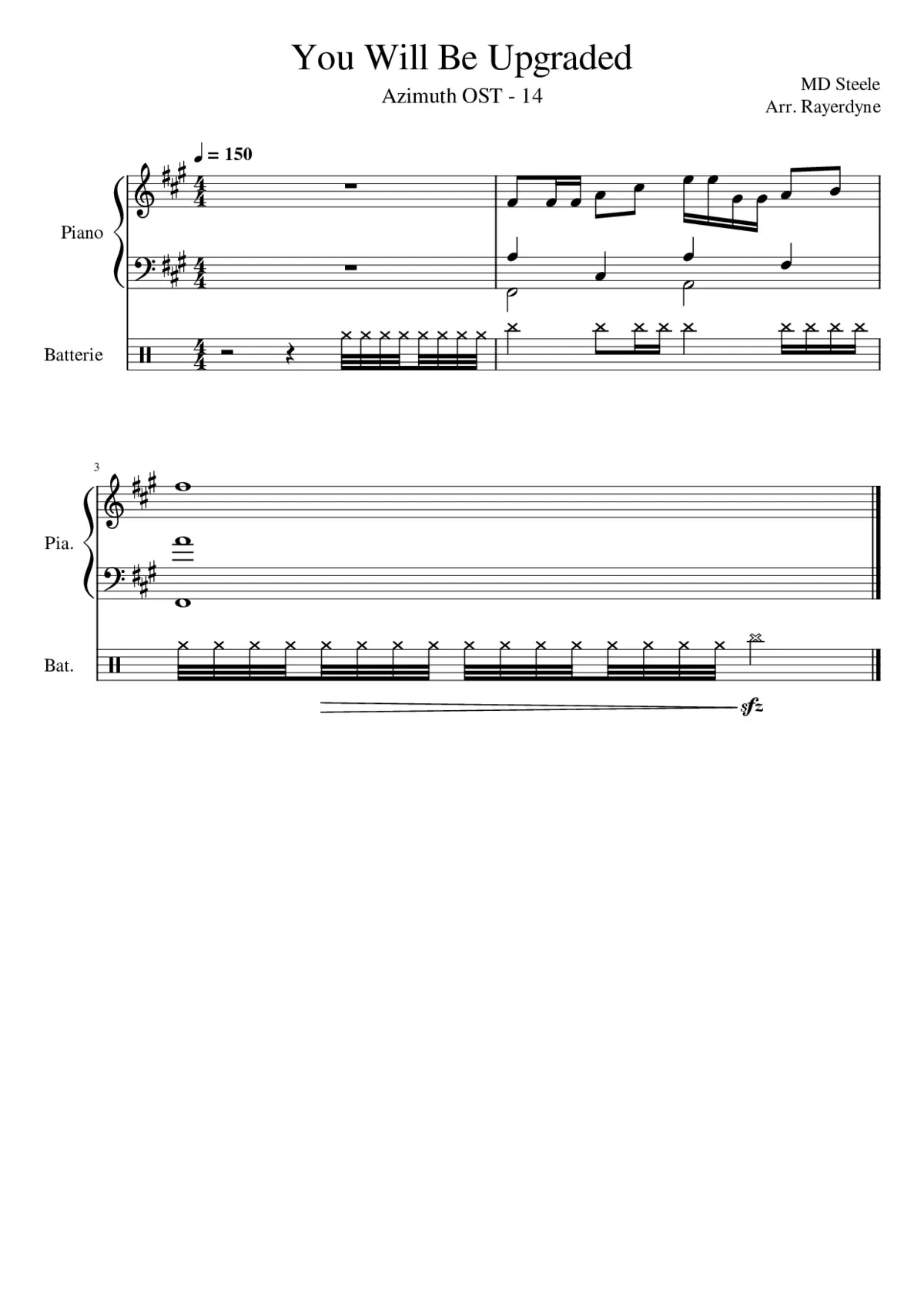 Azimuth Original Soundtrack - Page 1