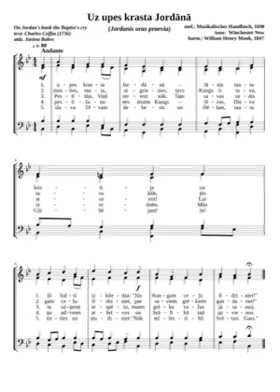 Uz upes krasta JordÄnÄ (On Jordan's bank the Baptist's cry)