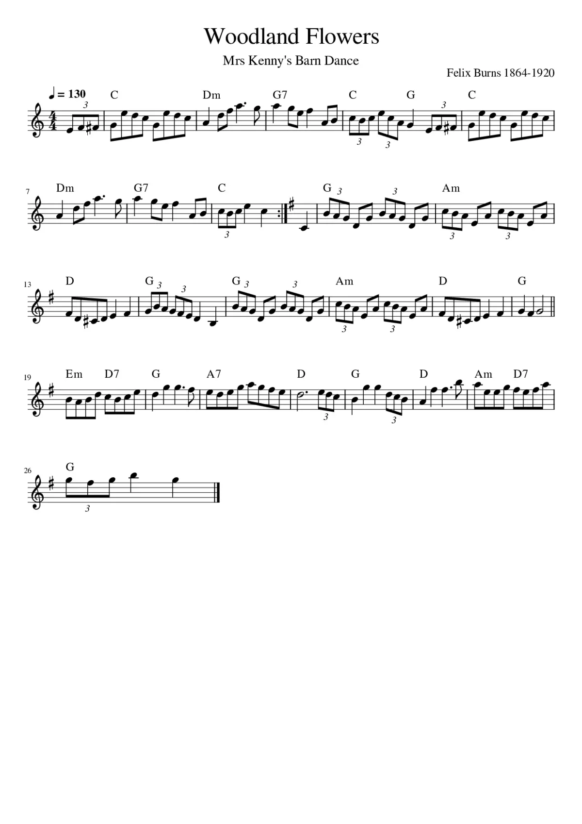 Woodland Flowers - Page 1