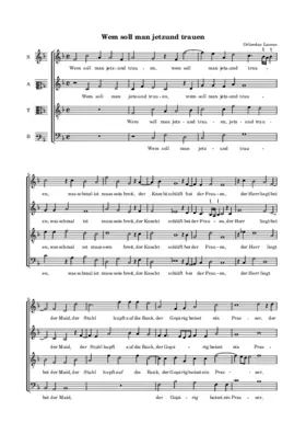 Wem soll man jetzund trauen