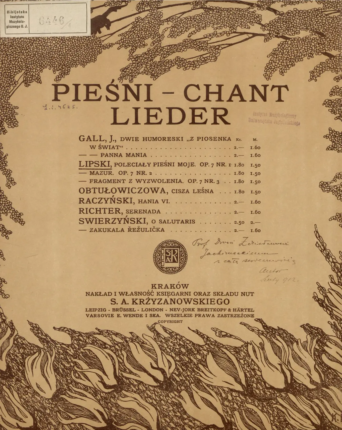 3 Pieśni - Page 1