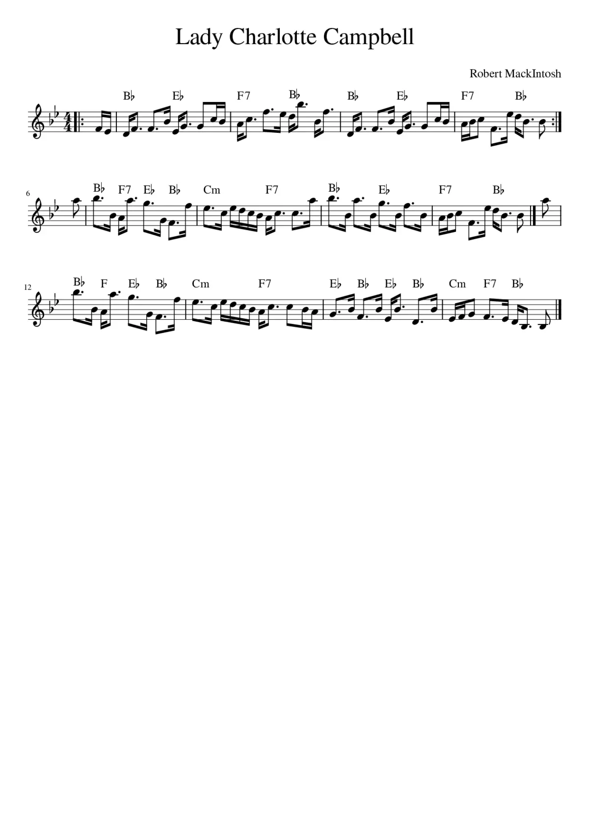 Lady Charlotte Campbell - Page 1