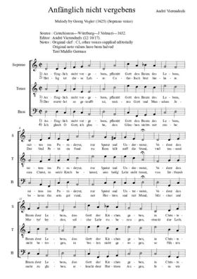 Anfänglich nicht vergebens