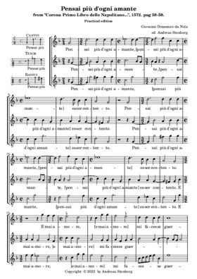 Pensai più d'ogni amante