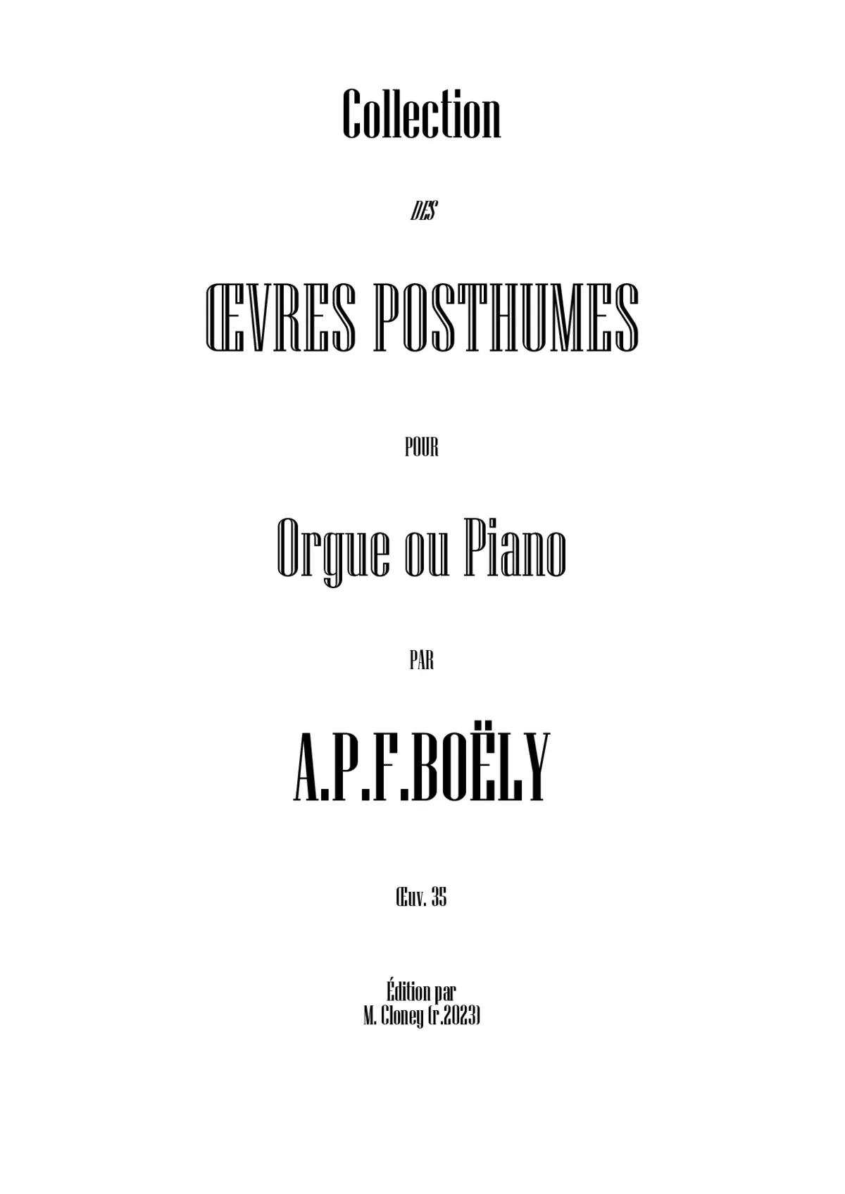 12 Pièces Diverses composées pour orgue - Page 1