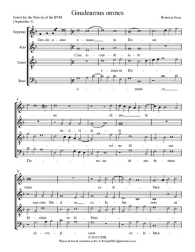 Gaudeamus omnes (Nativitatis)