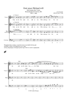 Gott unser Heiland will