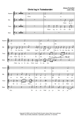 Christ lag in Todesbanden