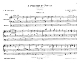 3 Preludes and Fugues