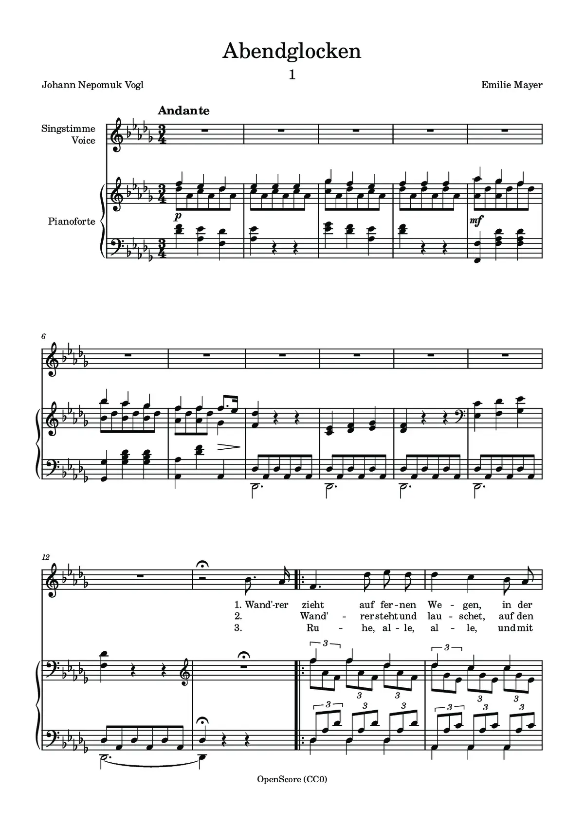Abendglocken - Page 1
