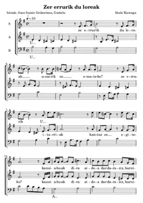 Zer errurik du loreak