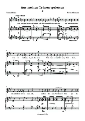 Aus meinen Tränen sprießen