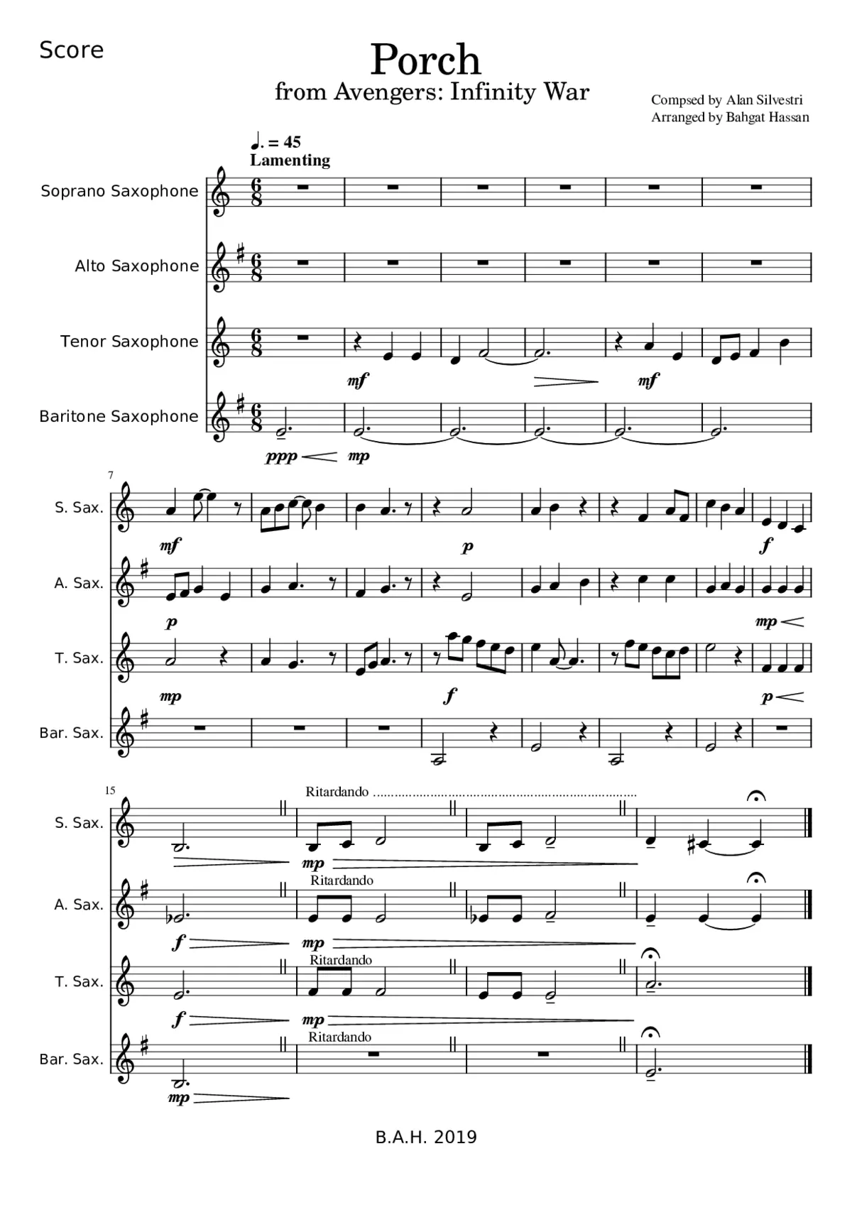 Porch from Avengers: Infinity War - Page 1