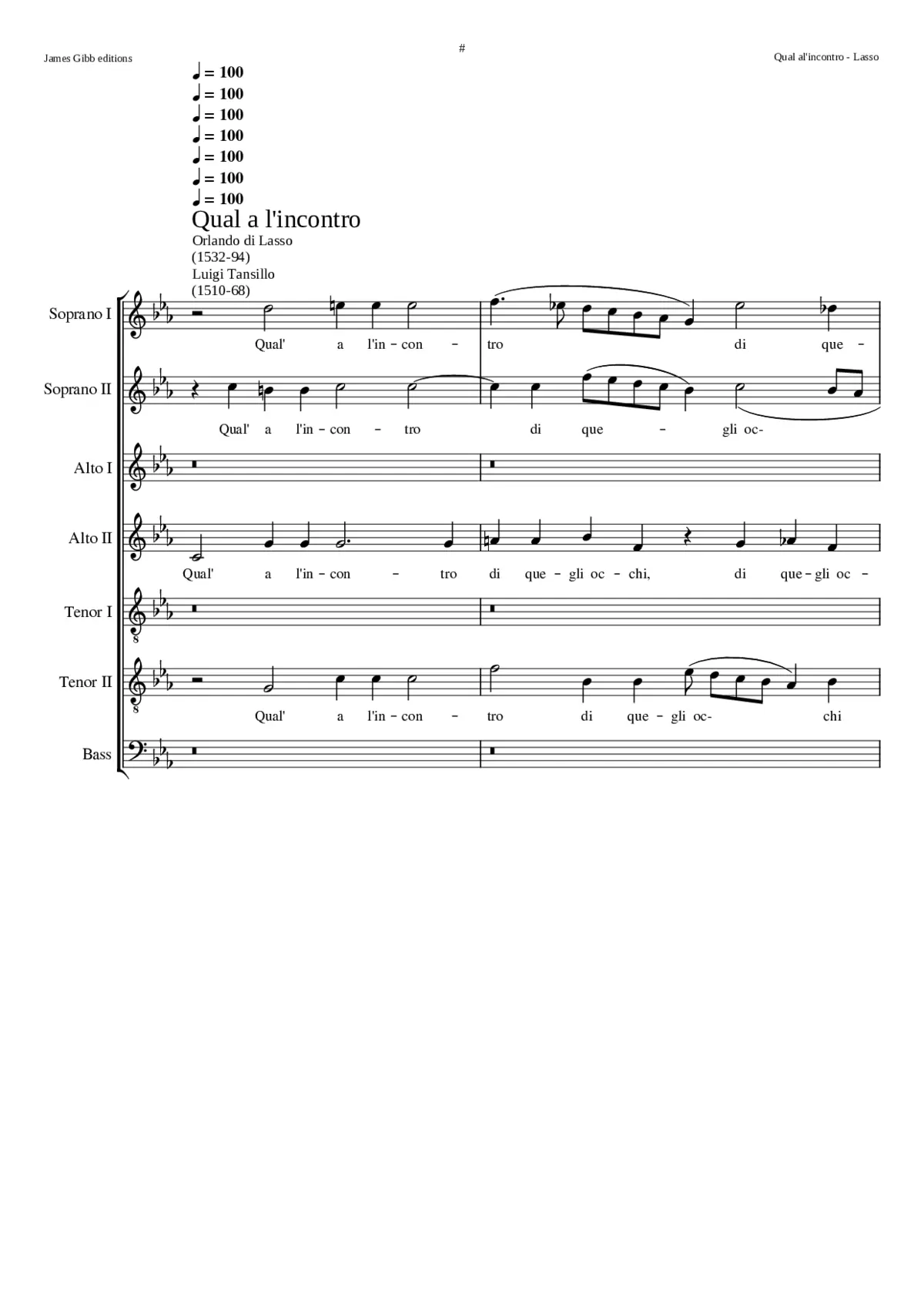 Qual a l'incontro - Page 1