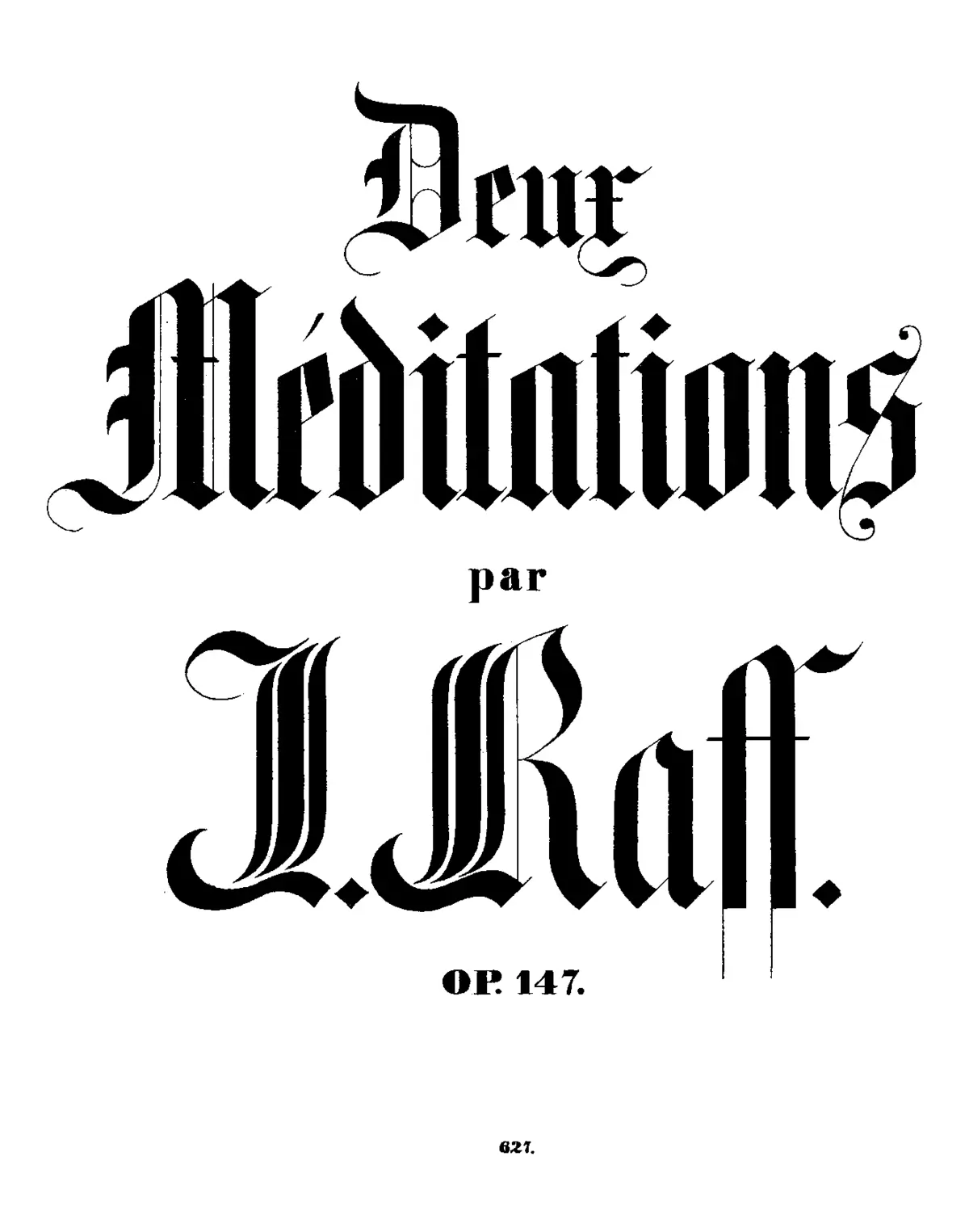 2 Méditations - Page 1