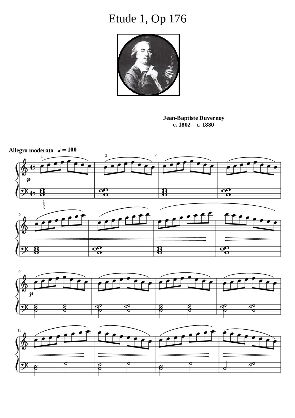 Elementary Studies (op 176) - Page 1