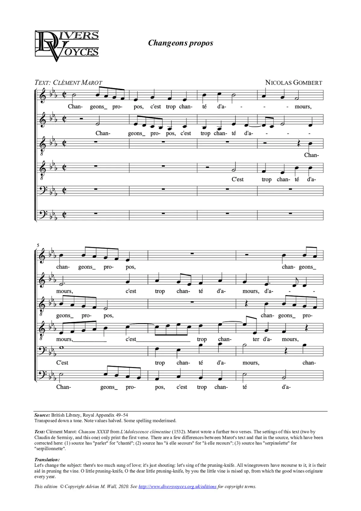 Changeons propos - Page 1