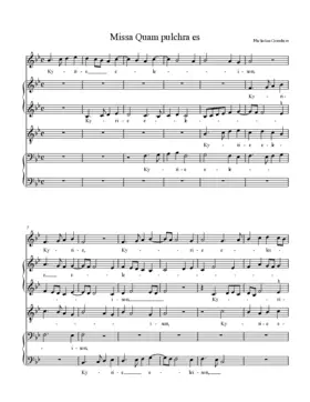 Missa Quam pulchra es