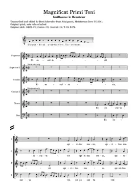 Magnificat Primi Toni