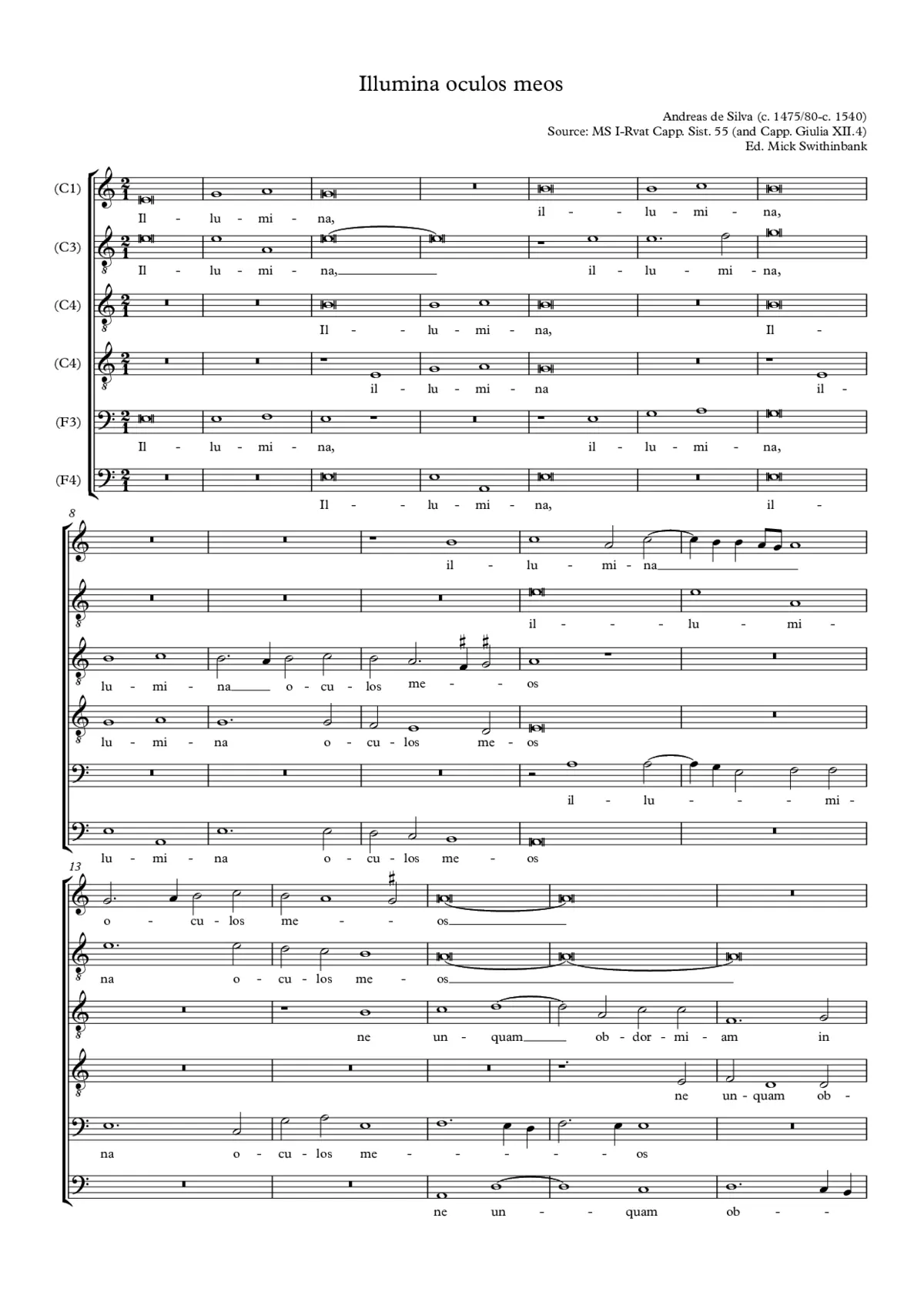 Illumina oculos meos - Page 1