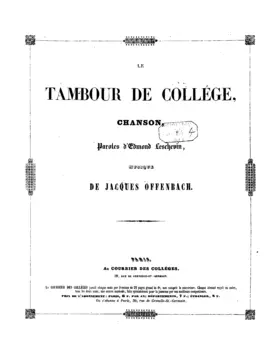 Le tambour de collège