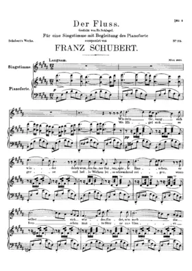 Der Fluss, D.693