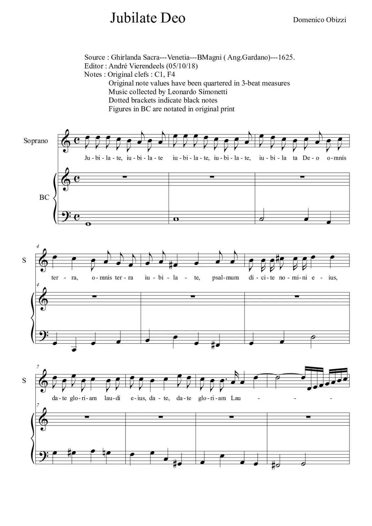Jubilate Deo - Page 1