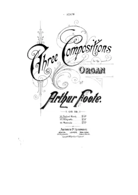 3 Compositions for Organ, Op.29