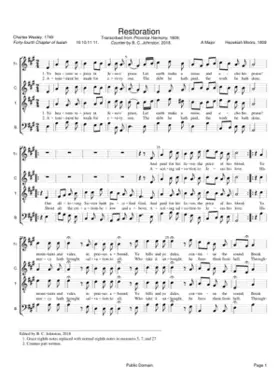 Restoration - Hezekiah Moors