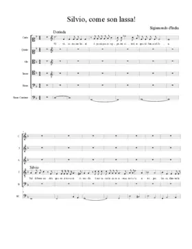 Silvio, come son lassa!