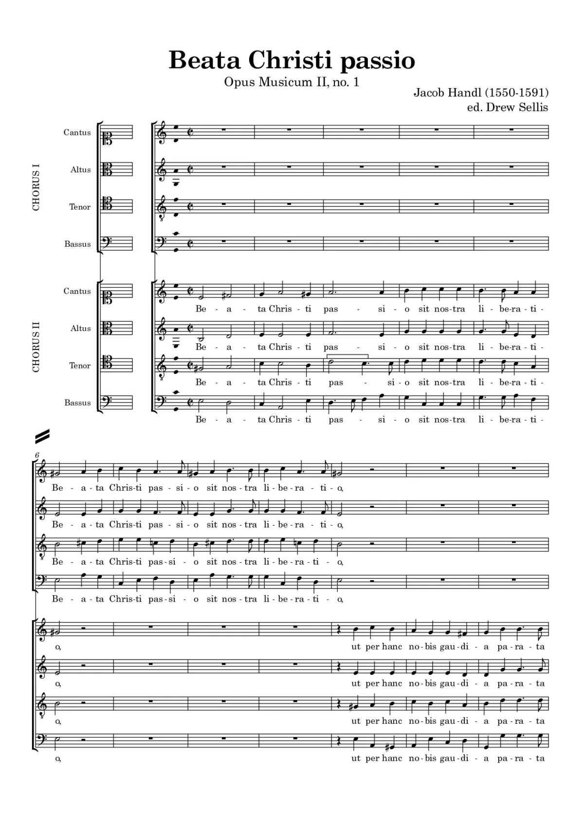 Beata Christi passio - Page 1