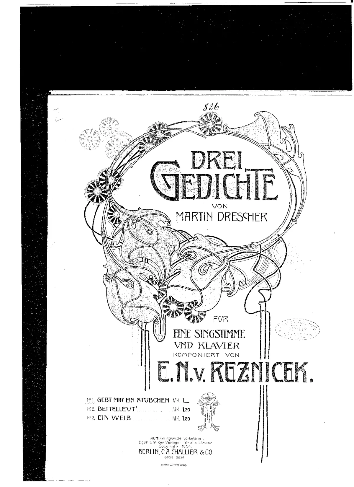 3 Gedichte von Martin Drescher - Page 1