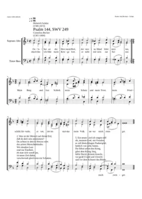 Gelobet sei der Herr mein Hort SWV 249