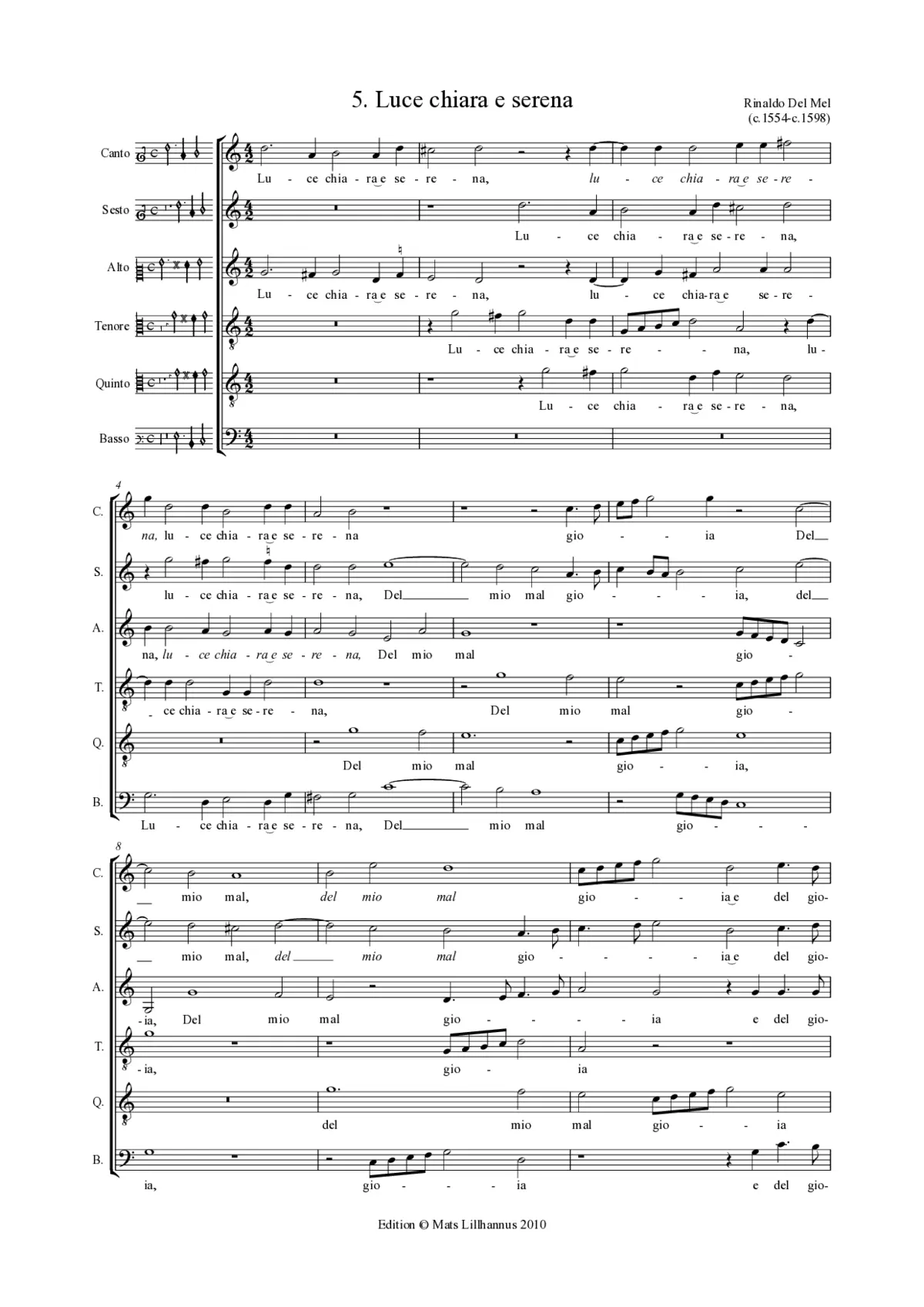 Luce chiara e serena - Page 1