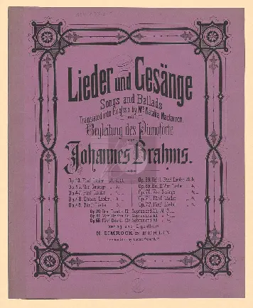 4 Gesänge - Page 1