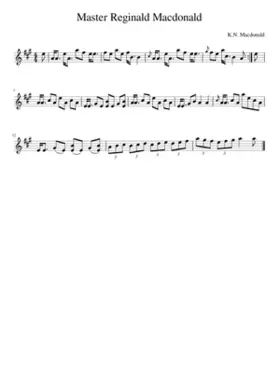 Master Reginald Macdonald