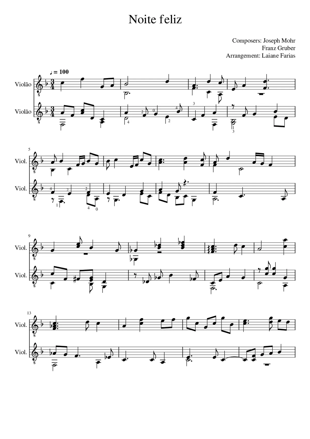 noite feliz - Page 1