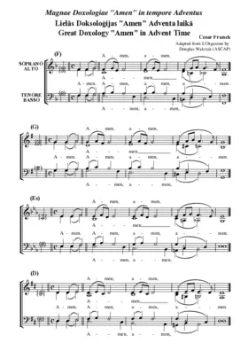 Amen - Doxologiae Adventus